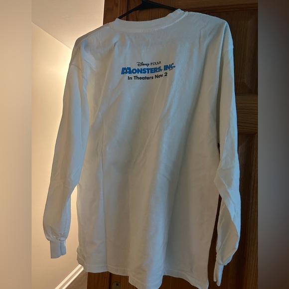 Disney Pixar Monster’s Inc Movie Release Long Sleeve Tee Vintage Sully Mike Rare - Picture 5 of 6